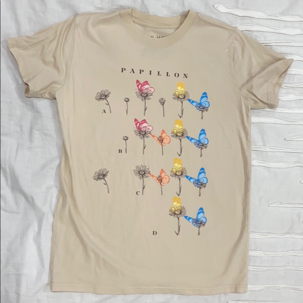 Papillon Butterfly Boyfriend Tee